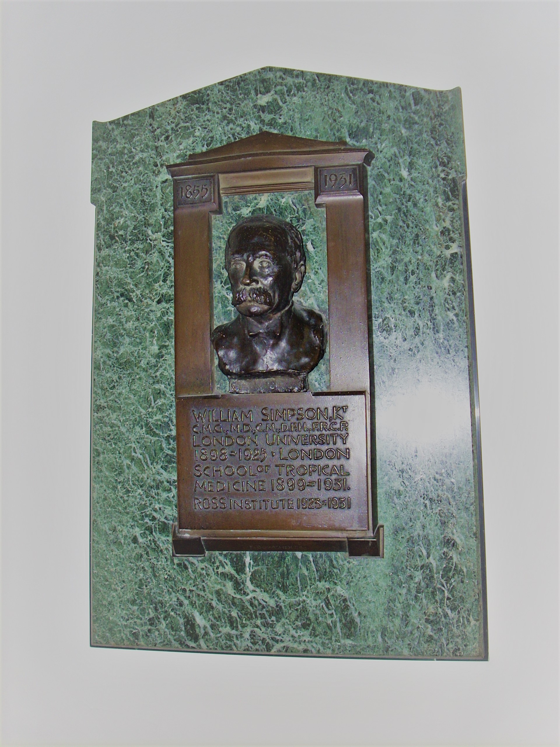 William Simpson memorial tablet, London School of Hygiene and Tropical Medicine  (27).JPG